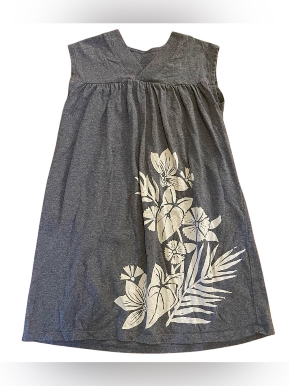 Tea Blue And White Trapeze Dress - Picture 1 of 4